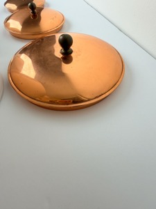 White Metal Container With Copper Lid For Cafes Modern Simple <b>Kitchen</b> Storage Jar For Sugar Tea Coffee <b>Pantry</b> Organizer - Product Image 2