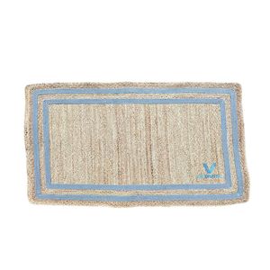 Hot Selling <b>Rustic</b> Vintage <b>Rug</b> Handmade Seagrass Water Hyacinth Woven Natural Fiber Farmhouse Boho Living Room Floor Decor - Product Image 4