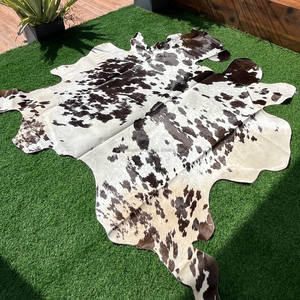 Nouvelle tendance tapis en cuir de fourrure de vachette tapis Offre Spéciale pour salon grande surface traditionnel 100% fourrure de vachette à la main - Product Image 3