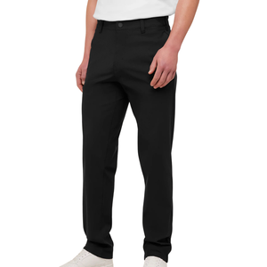 Pantalon de sport noir pour homme, coupe haute, extensible, ajusté, pour entraînement et gym - Product Image 3