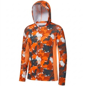 Ropa de Pesca Unisex Personalizada de Alta Calidad, Transpirable, Impermeable, UPF 50, de Secado Rápido, 100% Algodón, Sublimada, de Manga Larga - Product Image 1