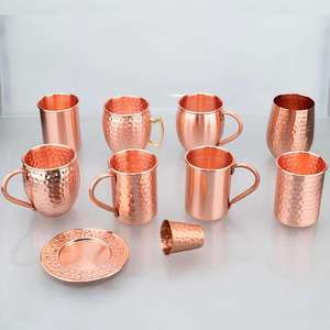 Taza Moscow Mule de Cobre Martillado Hecha a Mano de Lujo de Bold Blossom - Ecológica y Reutilizable para Cócteles - Product Image 3