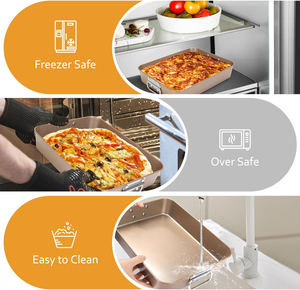 Stylish Stainless Steel Roasting <b>Pan</b> Designed For Healthy Convenient Family Cooking With Spacious Interior - Product Image 4