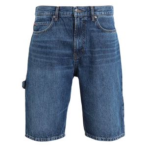 Shorts en jean décontractés pour hommes, longueur genou, respirants, séchage rapide, style urbain, pour adultes, vente en gros - Product Image 1
