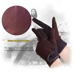 Gants d'équitation en cuir sur mesure, dernière collection, doux, pour l'hiver, spécialement conçus pour assurer le confort des cavaliers, service OEM - Product Image 4