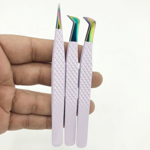 อุปกรณ์ต่อขนตา แหนบสำหรับต่อขนตา แหนบสแตนเลสสีตามสั่ง - Product Image 4