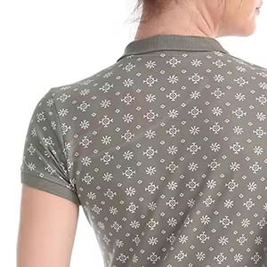 เสื้อโปโลผู้หญิงสไตล์ลำลอง ราคาถูก 180 GSM ทรงโอเวอร์ไซส์ ความยาวปกติ ผลิตจากผ้าสแปนเด็กซ์และผ้าฝ้าย - Product Image 5