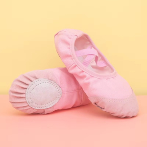 Zapatos de ballet suaves para mujer, zapatos de baile latino, suela de cuero genuino elástico, zapatos de baile de ballet blancos, zapatos de moda para mujer - Product Image 3