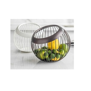 Modern Open Design Wire Bowl Fruit Basket For Fresh Produce <b>Storage</b> And Stylish Kitchen Countertop Display - Product Image 6