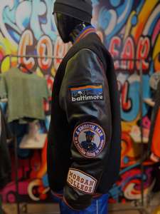 Fabricant de vestes universitaires personnalisées, patch brodé, chenille, baseball, bomber, streetwear, OEM, vente en gros, coupe-vent - Product Image 1