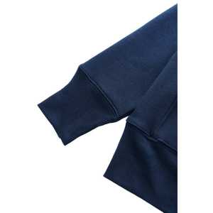 Sudadera con Capucha Premium de Alta Calidad para Hombre, Color Azul Marino, Talla Grande, 500 g/m², Felpa de Algodón, con Logotipo Personalizado - Product Image 5