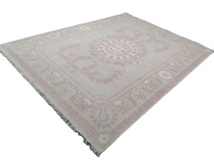 พรมขนสัตว์สไตล์เปอร์เซีย oushak ขนาด8x10ชุดพรมแบบผูกปมสำหรับห้องนั่งเล่นบ้านพื้นที่สวดมนต์ทำจากผ้าฝ้าย - Product Image 3