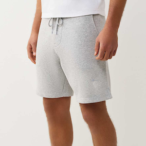 Shorts de bain décontractés pour hommes, personnalisés OEM, en tissu texturé toile respirant à séchage rapide, avec cordon de serrage, pour le sport et la plage - Product Image 5