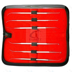 CLASTY INSTRUMENTS Instruments de restauration dentaire professionnels, ensemble de classe I, procédures manuelles, acier inoxydable, CE - Product Image 5