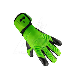 Gants de gardien de but de football personnalisés, paume en latex allemand professionnel, haute adhérence, protection des doigts, pour matchs - Product Image 4