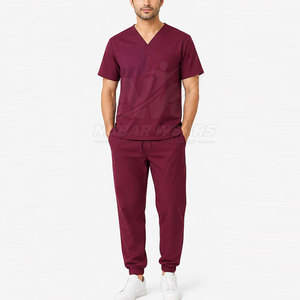 Conjunto de Uniforme Médico Profesional para Hombre con Diseño Elegante, Cintura Elástica, Tela Suave y Rendimiento Duradero - Product Image 3