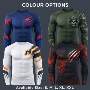 Conjunto de ropa de compresión para hombre, conjunto deportivo moldeador de cuerpo para gimnasio con tela elástica transpirable, traje de compresión para correr y entrenar - Product Image 6