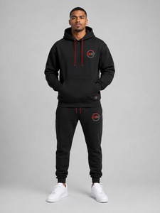 Streetwear Tracksuit Set Premium Long Sleeve Zip <b>Jacket</b> with Jogger Pants Casual Workout Travel Sportswear Outfit <b>Men</b> - Product Image 1