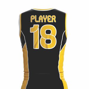 Conjunto de Uniforme de Baloncesto, Camiseta y Pantalones Cortos, Ropa Deportiva Ligera, Diseño Personalizado para Equipos, para Práctica, Competencia y Torneo - Product Image 6