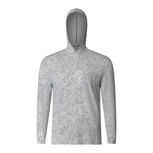 Camiseta Unisex con Capucha, Manga Larga, Estampado Completo, Absorbente de Humedad, Ajustada, de Poliéster, para Todas las Temporadas, para Adultos - Product Image 1