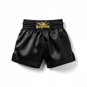 กางเกงเทควันโด OEM แบบกำหนดเอง ผ้าไม่ทอเนื้อแน่น กางเกงคิกบ็อกซิ่ง มวยไทย กางเกงต่อสู้ แห้งเร็วด้านหน้า พิมพ์ลายกลิตเตอร์ - Product Image 1