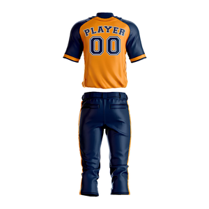 Camiseta de Béisbol Personalizable para Hombre, Azul y Blanca, con Logos Bordados, Uniformes de Béisbol, Manga Corta - Product Image 3