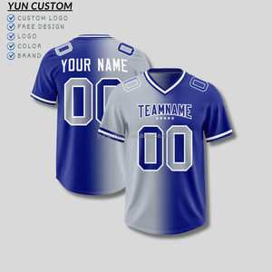Maillots de football personnalisés de haute qualité pour hommes, style américain, avec nom d'équipe personnalisé, design sur mesure, maillot de football pour équipe. - Product Image 1