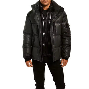 Soft And Durable Winter <b>Jacket</b> For <b>Men</b> Styled As A Comfortable And Classic Bubble <b>Jacket</b> Look - Product Image 1