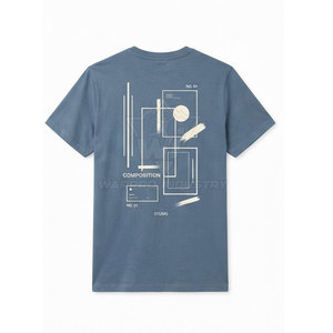 Camiseta de Algodón con Serigrafía al por Mayor, Fabricante de Impresión Gráfica, Pedidos al por Mayor, Camiseta Personalizada con Serigrafía - Product Image 2
