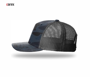 Custom Camouflage Mesh Trucker Hat 5-Panel Adjustable Breathable Waterproof Outdoor Casual <b>Cap</b> for Adults <b>Winter</b> Travel Fashion - Product Image 4