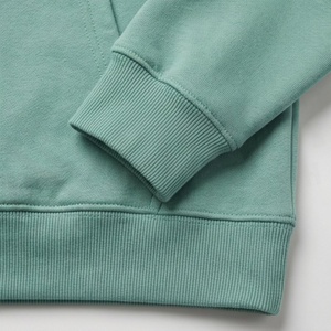 Haut à capuche tricoté surdimensionné de haute qualité pour femme, collection Automne Hiver Été 2025, style Jogger Jumper, coupe courte personnalisée, 380 g/m² - Product Image 6