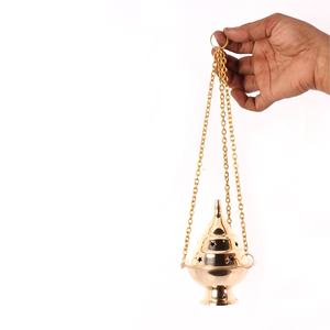 เครื่องหอมทองเหลืองพร้อมโซ่แขวนผู้ผลิตและส่งออก - Product Image 3