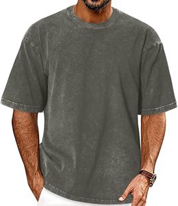 Camiseta de Hombre de Punto con Estampado Serigrafiado, Poliéster/Algodón, Antiarrugas, Ecológica, Transpirable, Ligera, de Secado Rápido, para Uso Diario - Product Image 2