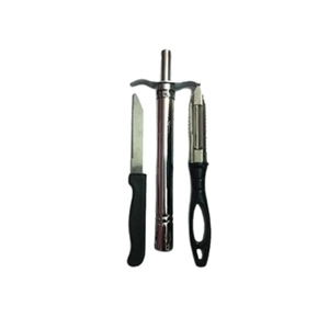 Encendedor de Gas Multiusos para Cocina y Juego de Herramientas de Cocina que Incluye Cuchillo Utilitario Afilado, Pelador de Frutas y Rallador Manual de Verduras - Product Image 1