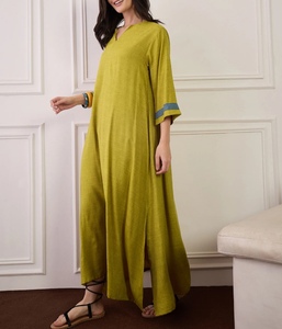 Designer <b>Kaftan</b> Kurta Set For Women Western Ladies Ethnic <b>Kaftan</b> Set Batwing Sleeves Loose Fit <b>Kaftan</b> Party Festival Wear <b>Kaftan</b> - Product Image 4