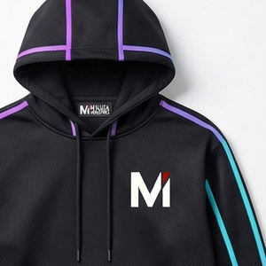 Sudadera con Capucha Sublimada Personalizada de Lujo, Sudadera Gráfica con Estampado 3D, Sudadera de Forro Polar Grueso para Hombre, Ropa Urbana, Servicio de Marca - Product Image 2