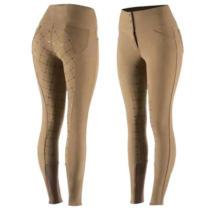 Top Quality High Waist Equestrian <b>Trousers</b> With Custom Logo Performance Sublimation Printing <b>Horse</b> <b>Riding</b> Breeches with OEM - Product Image 4
