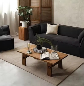Minimalist Wooden Coffee <b>Table</b> with Low Profile Design for Modern Living Room <b>Sofa</b> Lounge and Home Furniture Supply - Product Image 1