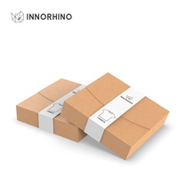 Enveloppe kraft écologique minimaliste durable boîte d'expédition personnalisée pour vêtements accessoires streetwear