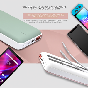 ที่ชาร์จโทรศัพท์มือถือ MCK Reliable Source พาวเวอร์แบงค์พกพาสำหรับโทรศัพท์มือถือ 20W ช่องเสียบคู่ จับถนัดมือ เหมาะสำหรับการเดินป่า - Product Image 6