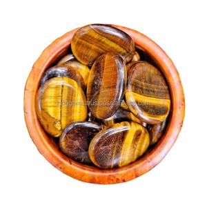 หินจักระตาเสือคริสตัลคริสตัลอัญมณีรักษาธรรมชาติแกะสลักสีเหลืองตามต้องการ - Product Image 6