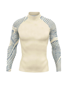 Haut de sport élégant à manches longues pour femme, rashguard MMA haute extensibilité - Product Image 3