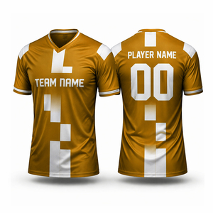 Football Jersey Customized Soccer Jerseys High Quality Breathable 100% <b>Polyester</b> Men's Football Uniform Soccer <b>T</b>-<b>Shirts</b> - Product Image 4