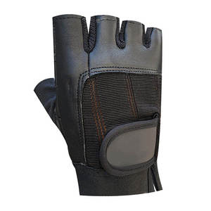 Gants de course légers et respirants à demi-doigts, antidérapants, avec fermeture à boucle, unisexes, en cuir, protection complète, portables - Product Image 3