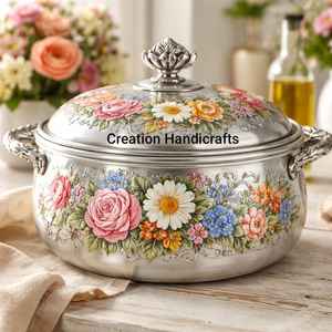 Casserole en métal avec couvercle en forme d'animal, de qualité supérieure, vintage, décorative, pour servir les aliments, idéale pour la maison et les hôtels - Product Image 5