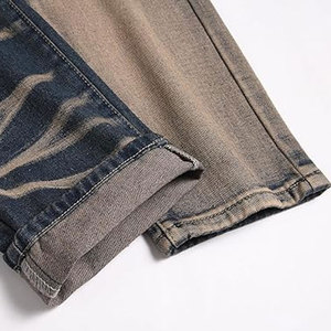 Hot Sale New <b>Men</b> Fashion <b>Jeans</b> Denim Fabric <b>Men's</b> Distressed Trouser Breathable Distressed Denim Pants <b>Men's</b> Distressed Trouser - Product Image 2