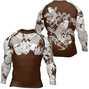 Camiseta Deportiva Profesional de Manga Larga con Protección UV, Compresión, Spandex/Poliéster, Transpirable, Secado Rápido, Corte Ajustado, Diseño Personalizado - Product Image 3