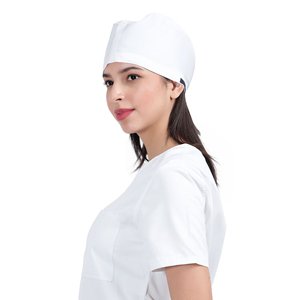 Gorro Quirúrgico de Algodón para Mujer, Gorro de Enfermera Ajustable, Gorro Médico para Hospital, Fabricante OEM de Marca Privada - Product Image 3