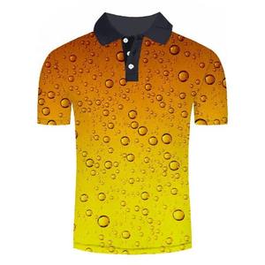 Sales Promotion Custom logo Solid Color Plain Blank Pique Polyester Embroidery Washed t Shirt Cotton T-shirts Men's Polo Shirts - Product Image 4