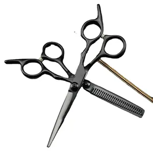 6 дюймов Дамасские ножницы для стрижки волос из нержавеющей стали филировочные ножницы Профессиональные салонные Ножницы Набор парикмахерских ножниц